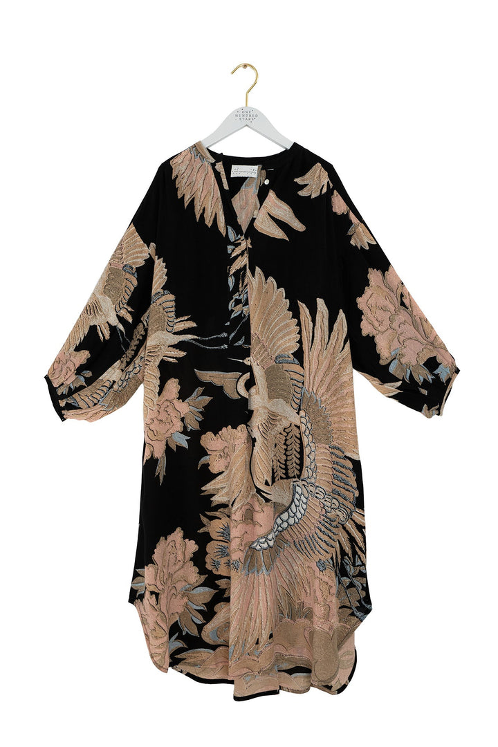 Crane Black Crepe Darcy Dress - One Hundred Stars