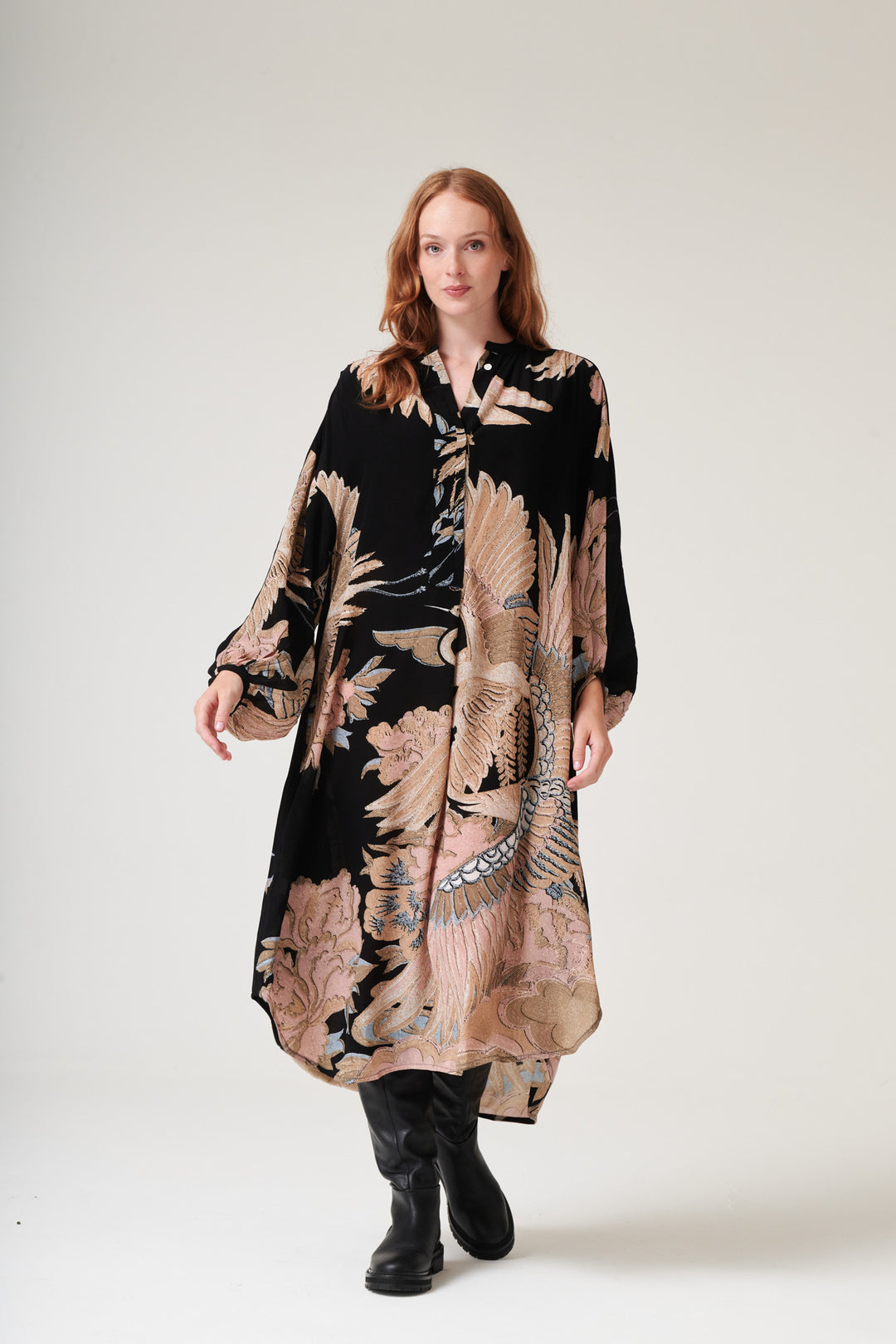 Crane Black Crepe Darcy Dress - One Hundred Stars