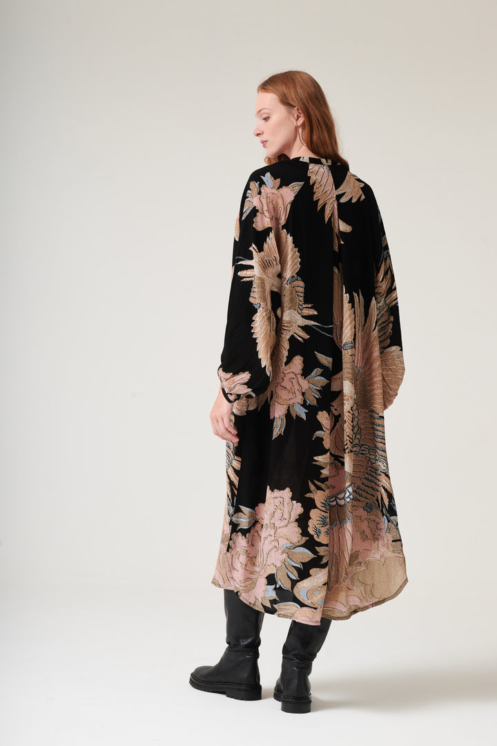 Crane Black Crepe Darcy Dress - One Hundred Stars
