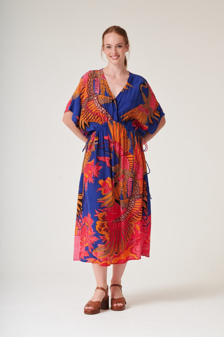 Crane Cobalt String Dress - One Hundred Stars