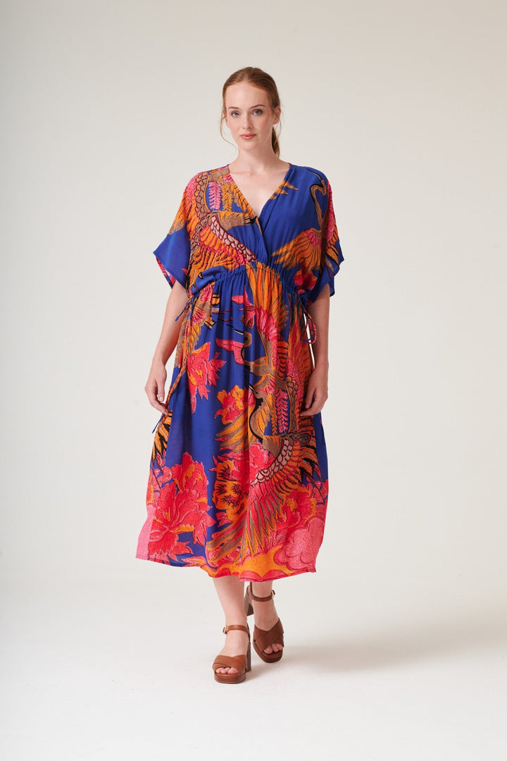 Crane Cobalt String Dress - One Hundred Stars