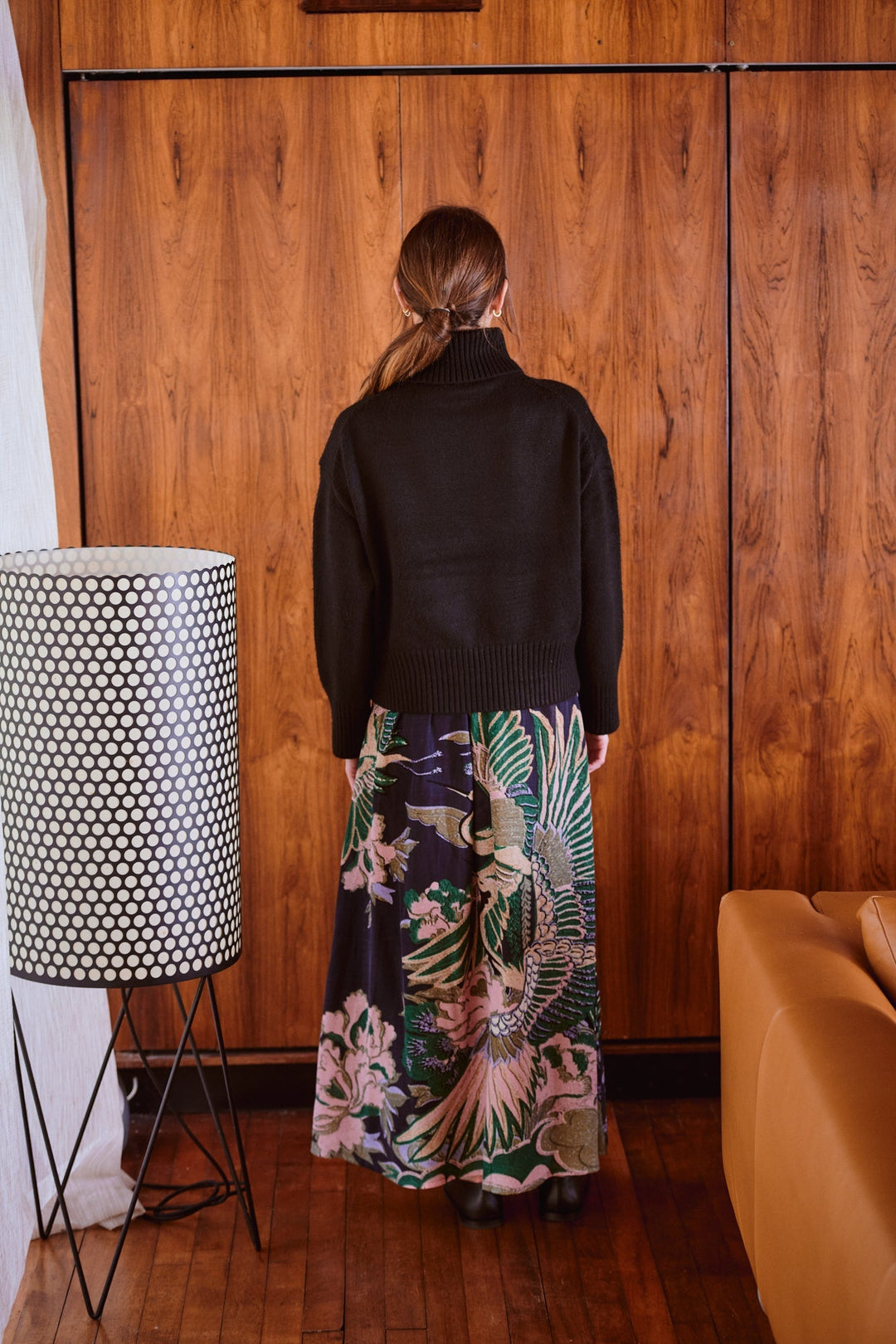 Crane Emerald A - line Maxi Skirt - One Hundred Stars