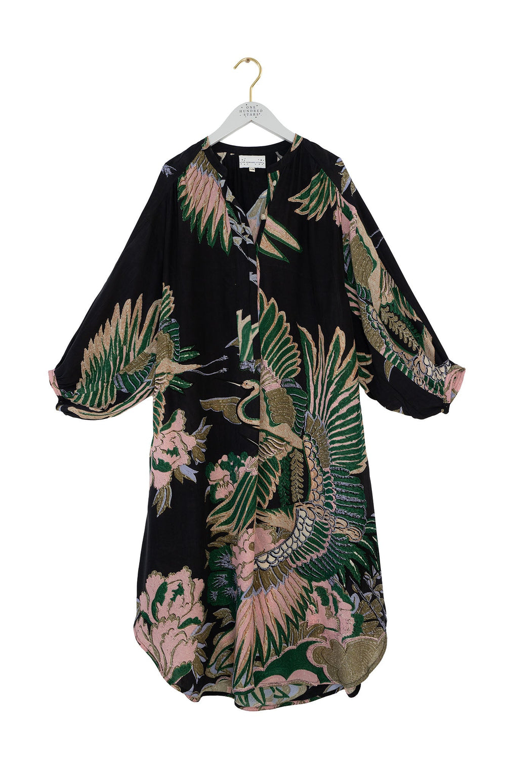 Crane Emerald Crepe Darcy Dress - One Hundred Stars