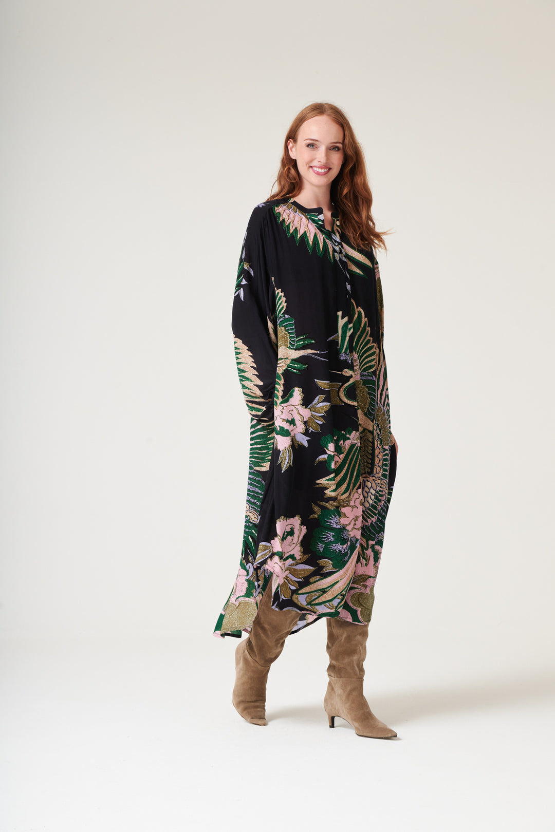 Crane Emerald Crepe Darcy Dress - One Hundred Stars