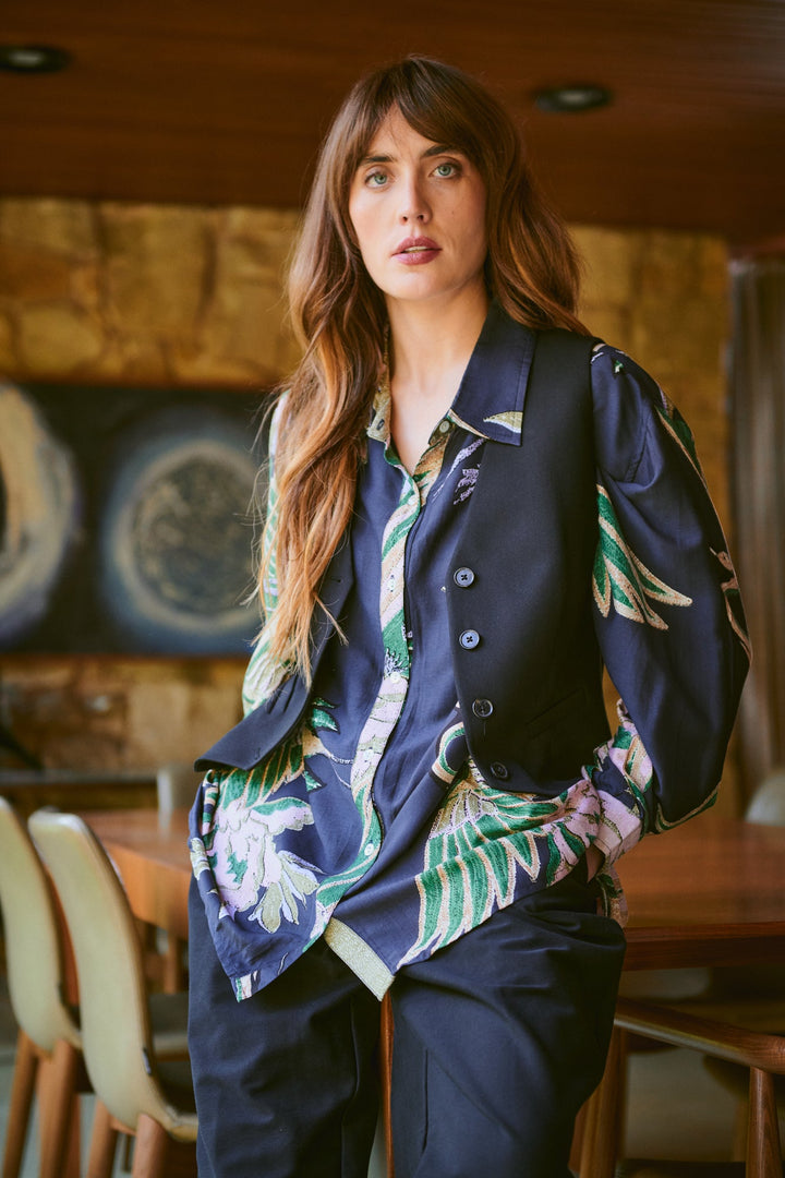 Crane Emerald Oversized Shirt - One Hundred Stars