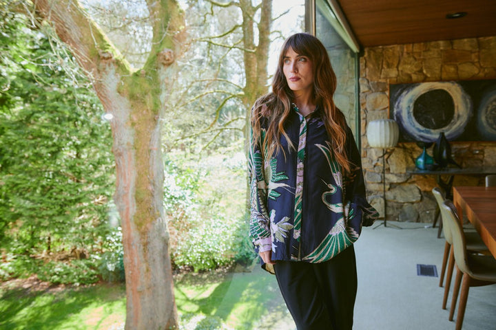 Crane Emerald Oversized Shirt - One Hundred Stars