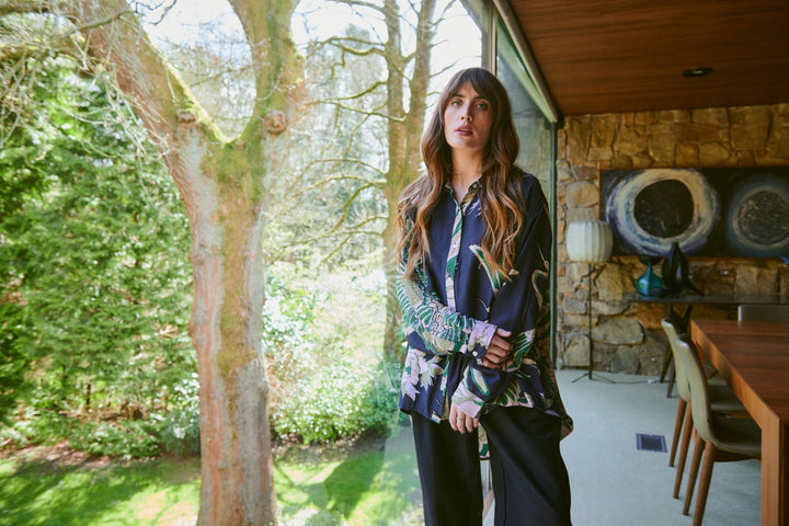 Crane Emerald Oversized Shirt - One Hundred Stars