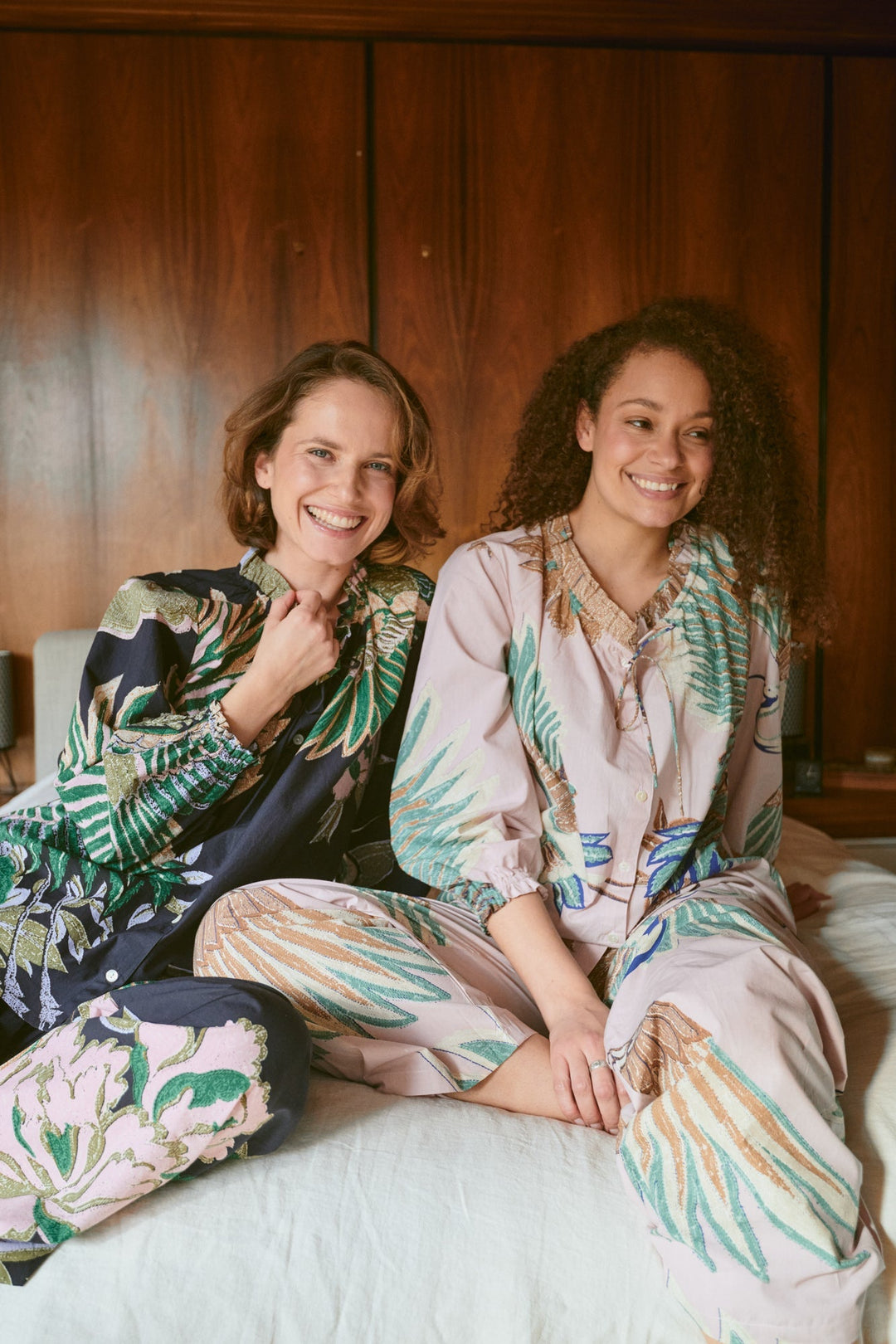 Crane Emerald Poplin Pyjama Set - One Hundred Stars