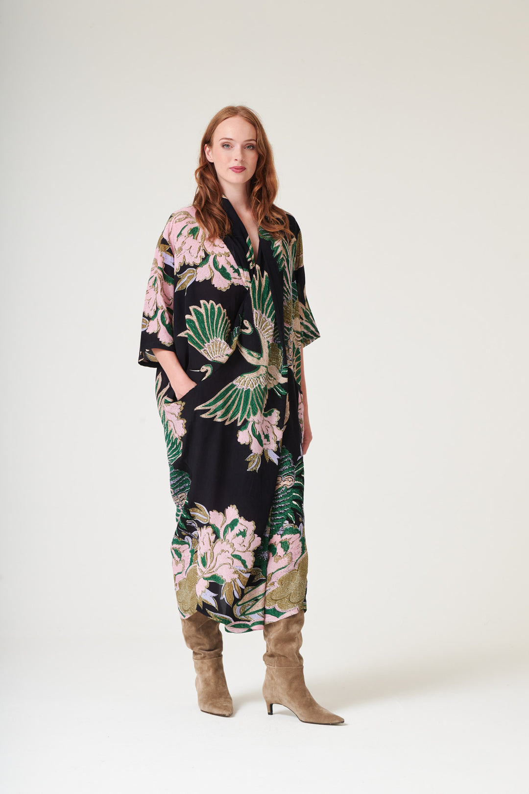Crane Emerald Rachel Dress - One Hundred Stars