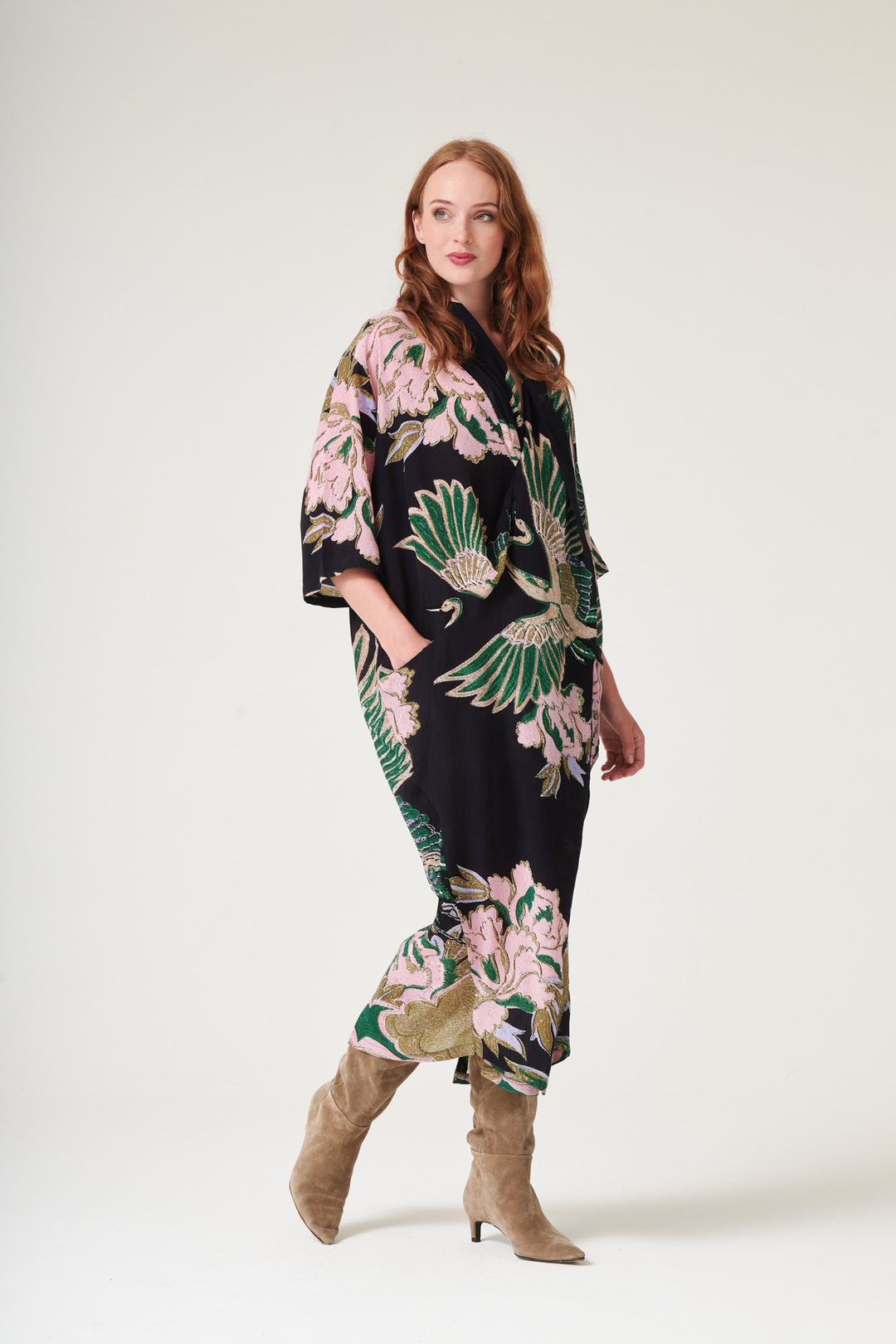 Crane Emerald Rachel Dress - One Hundred Stars