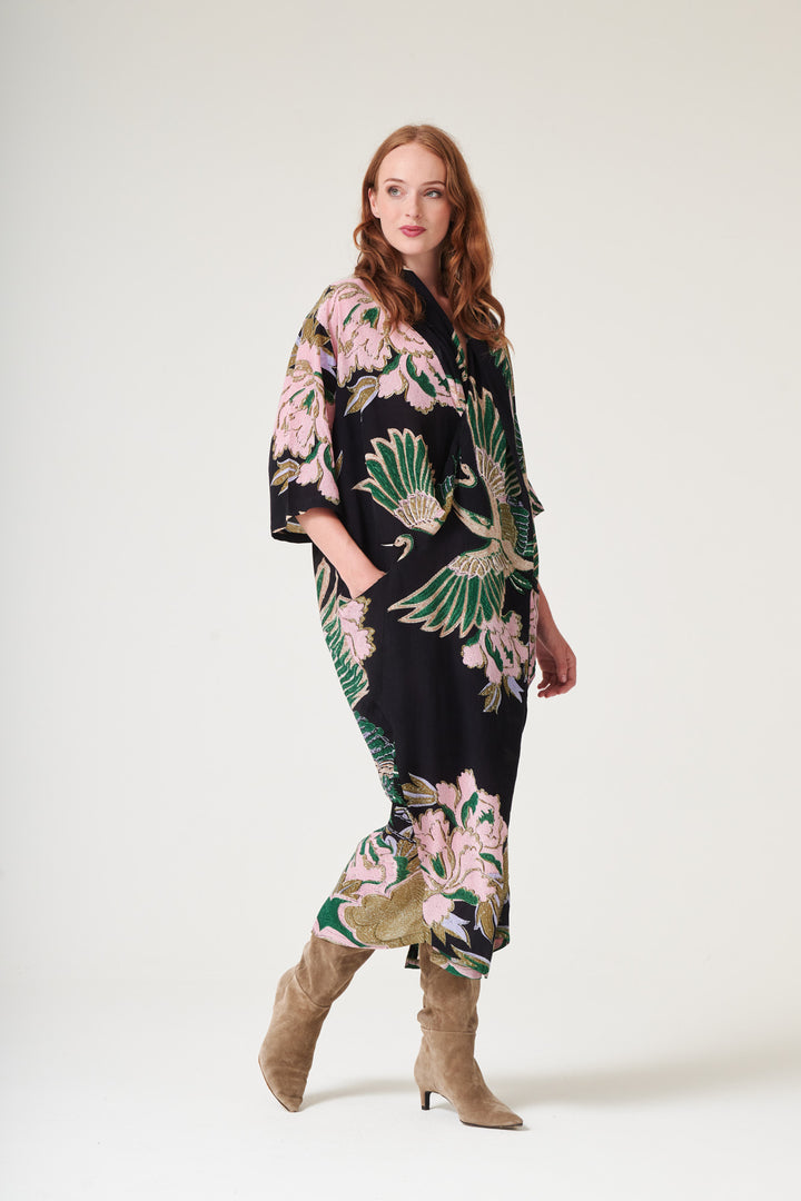 Crane Emerald Rachel Dress - One Hundred Stars