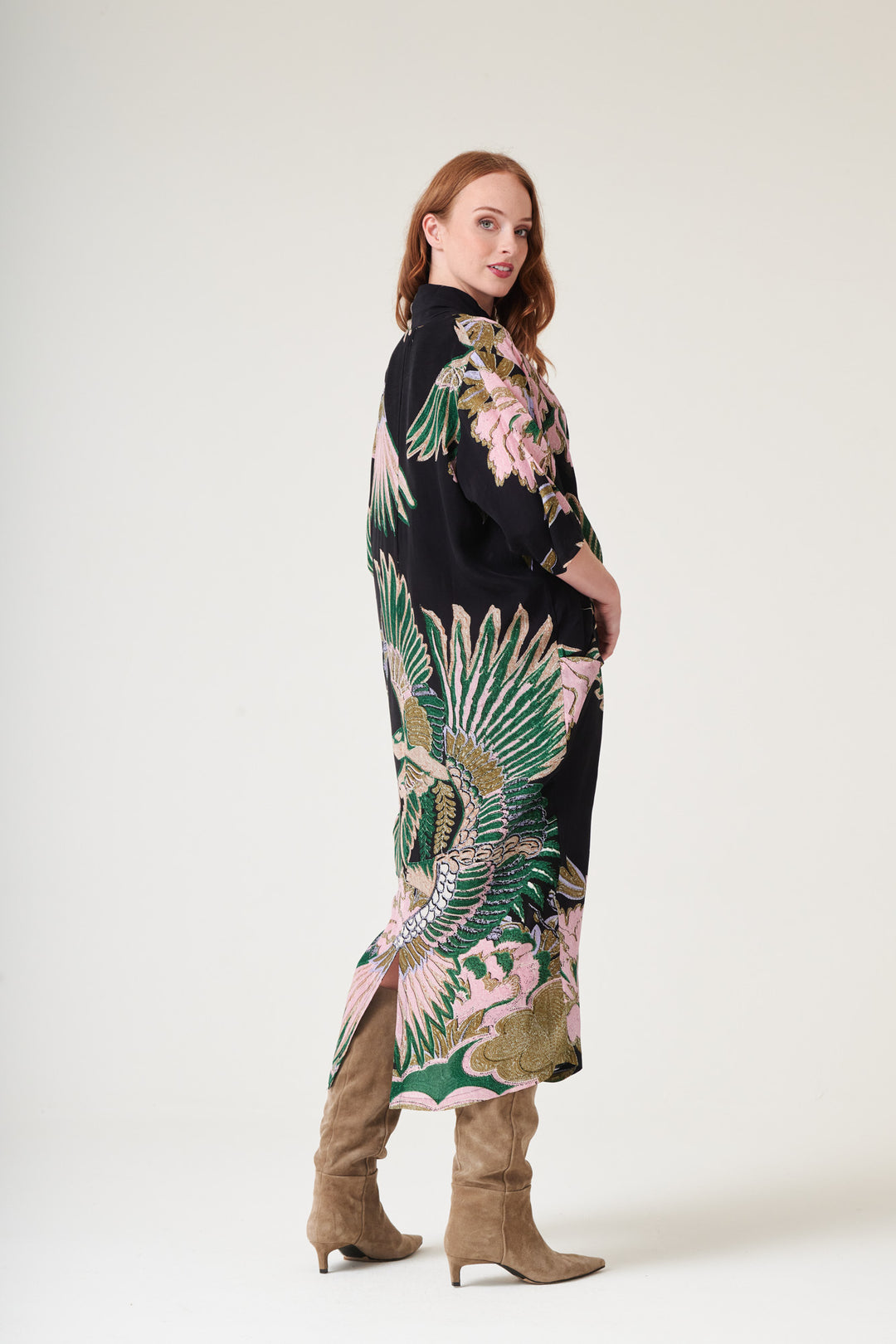 Crane Emerald Rachel Dress - One Hundred Stars