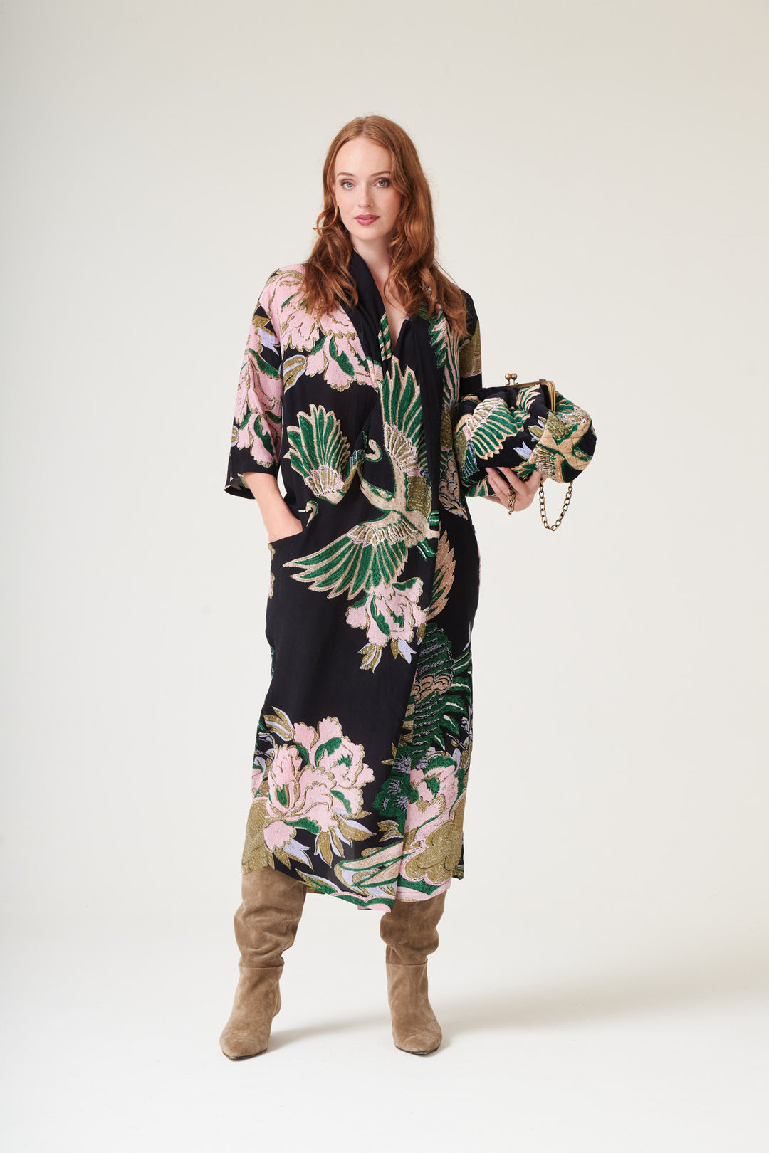 Crane Emerald Rachel Dress - One Hundred Stars