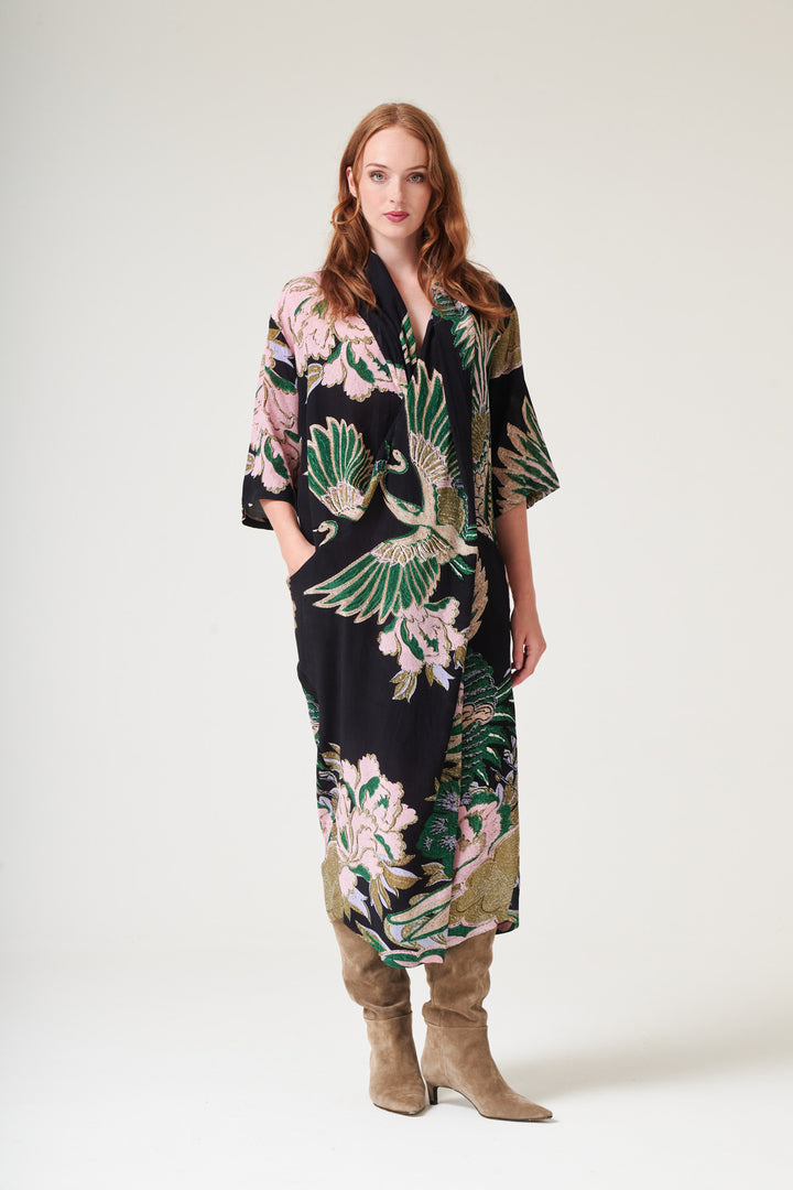 Crane Emerald Rachel Dress - One Hundred Stars