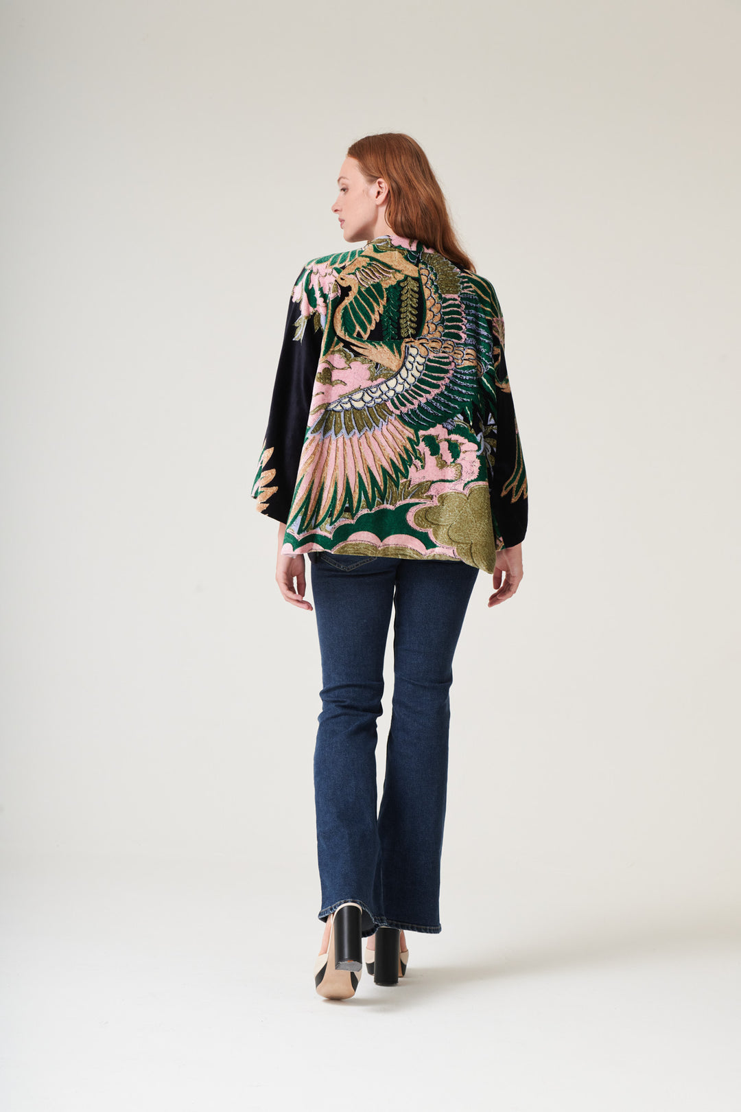 Crane Emerald Velvet Jacket - One Hundred Stars