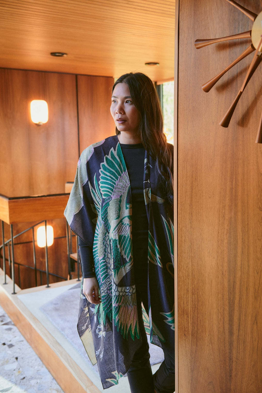 Crane Emerald Wool Throwover - One Hundred Stars