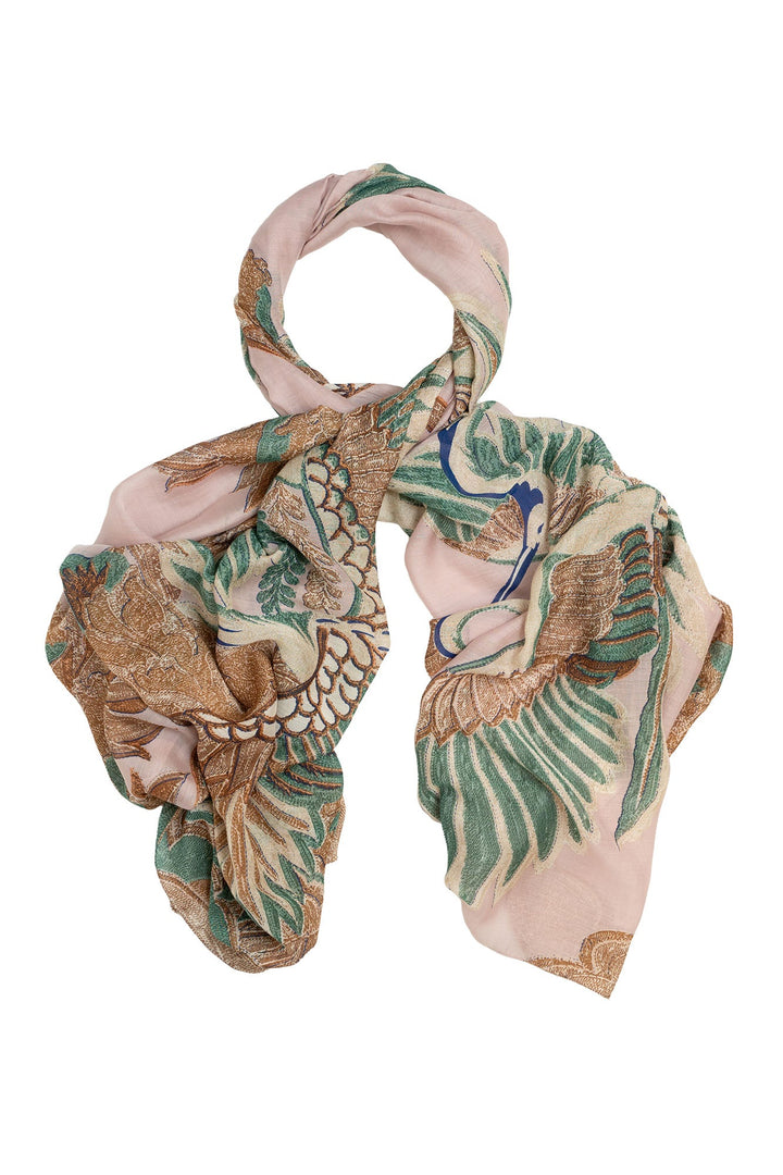 Crane Plaster Pink Scarf - One Hundred Stars