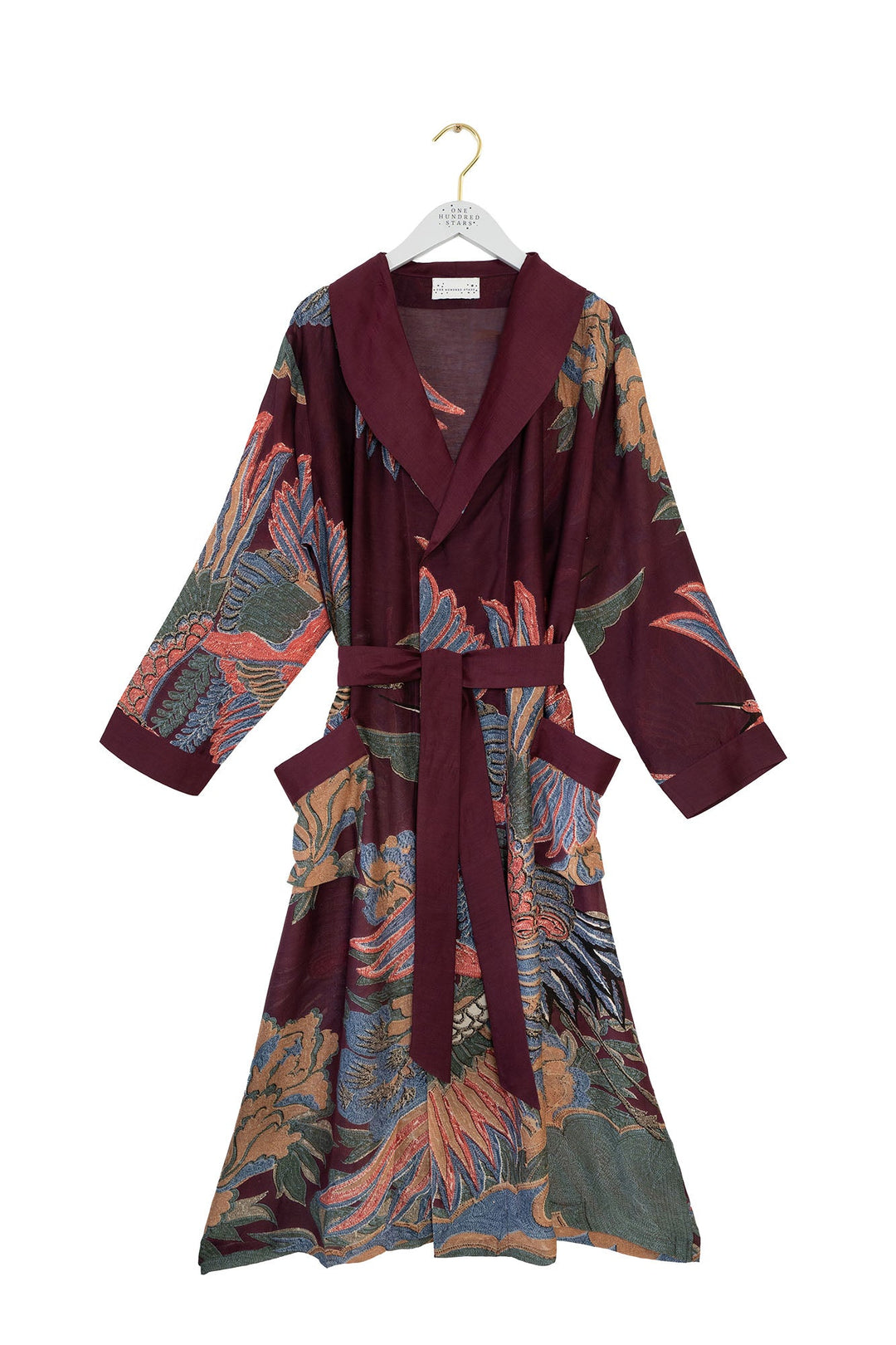 Crane Plum Gown