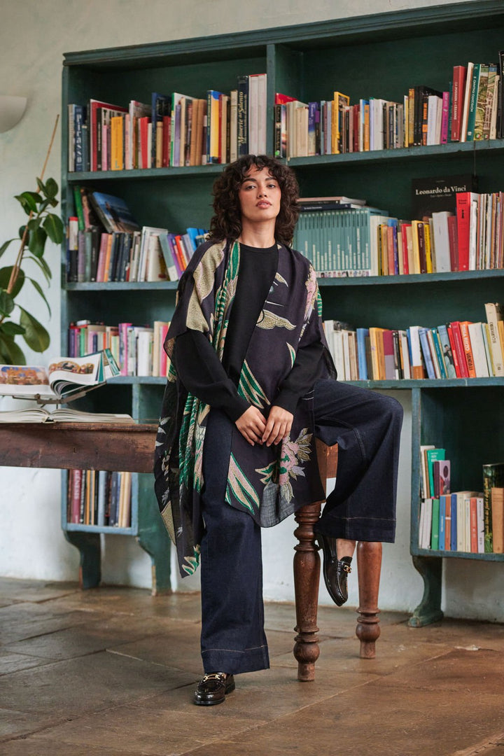 Crane Emerald Wool Throwover - One Hundred Stars