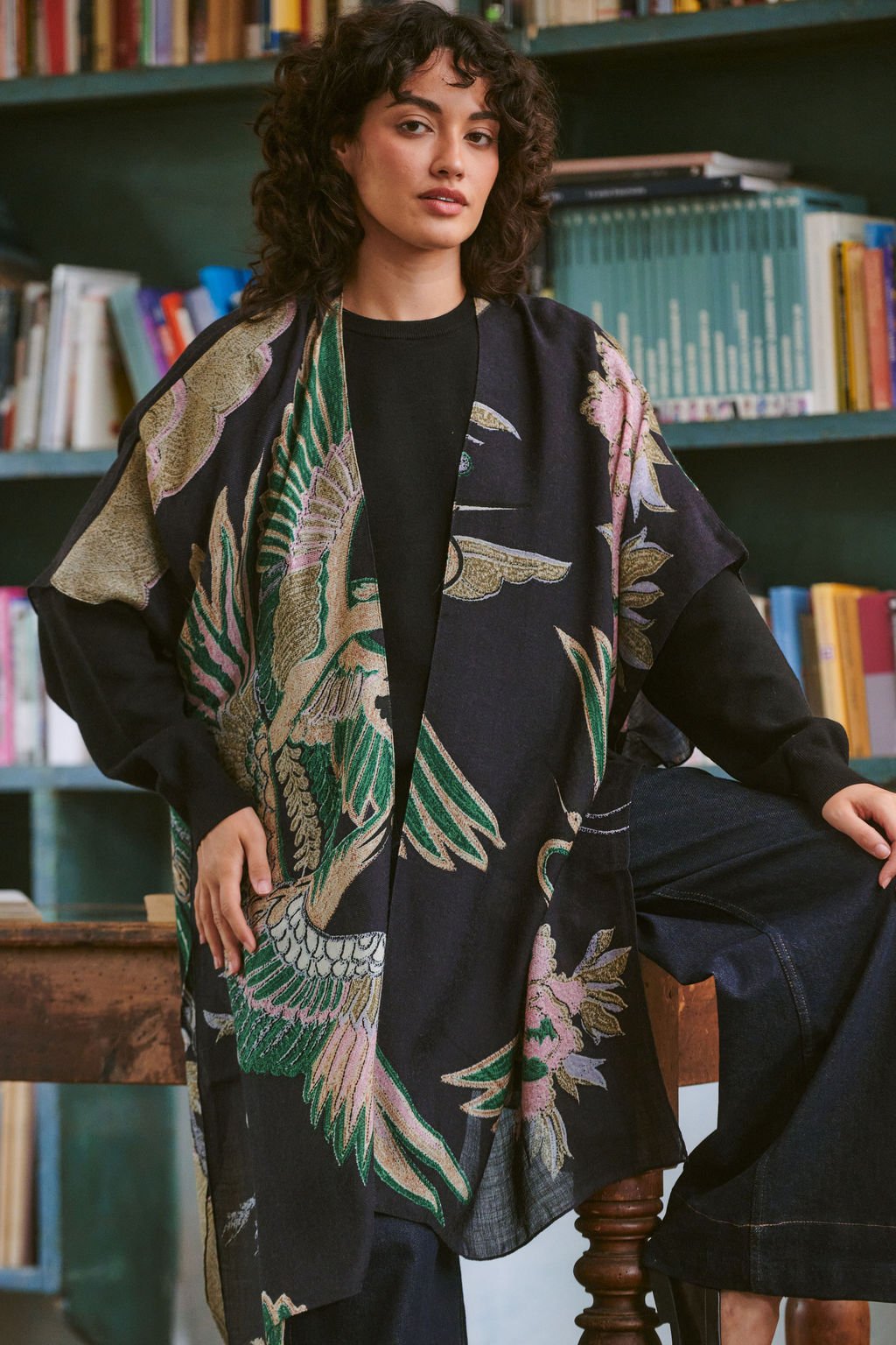 Crane Emerald Wool Throwover - One Hundred Stars