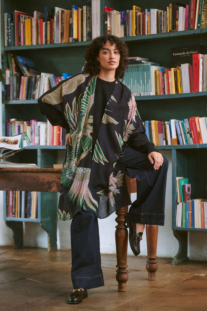 Crane Emerald Wool Throwover - One Hundred Stars