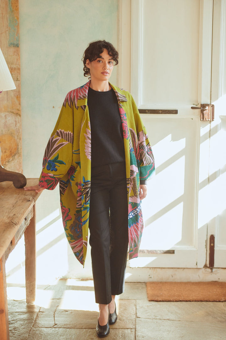 Crane Olive Artisan Coat - One Hundred Stars