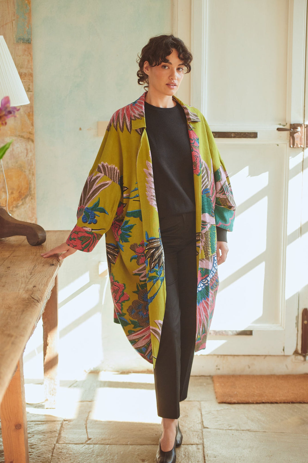 Crane Olive Artisan Coat - One Hundred Stars