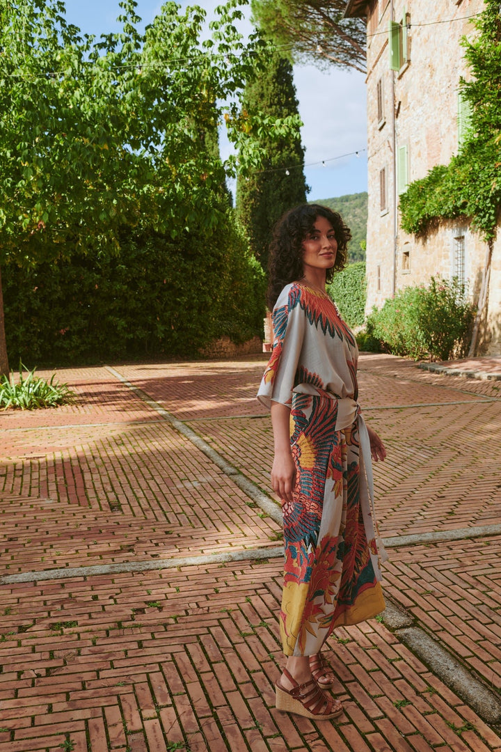 Crane Stone Obi Dress - One Hundred Stars