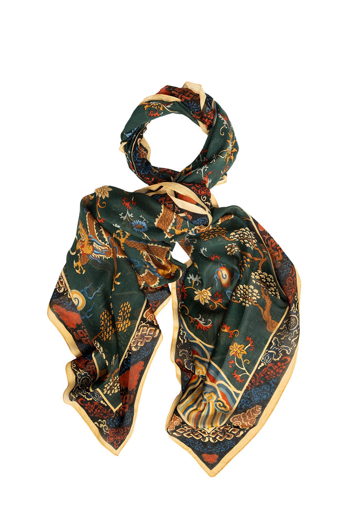 Dragon Green Scarf