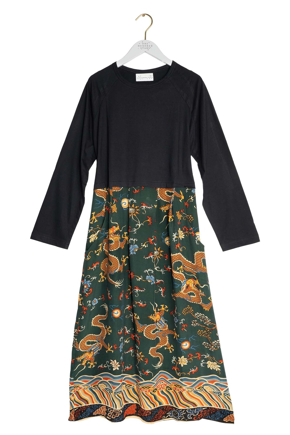 Dragon Green Slouch Dress One Hundred Stars Dragon Green Slouch Dress One Hundred Stars