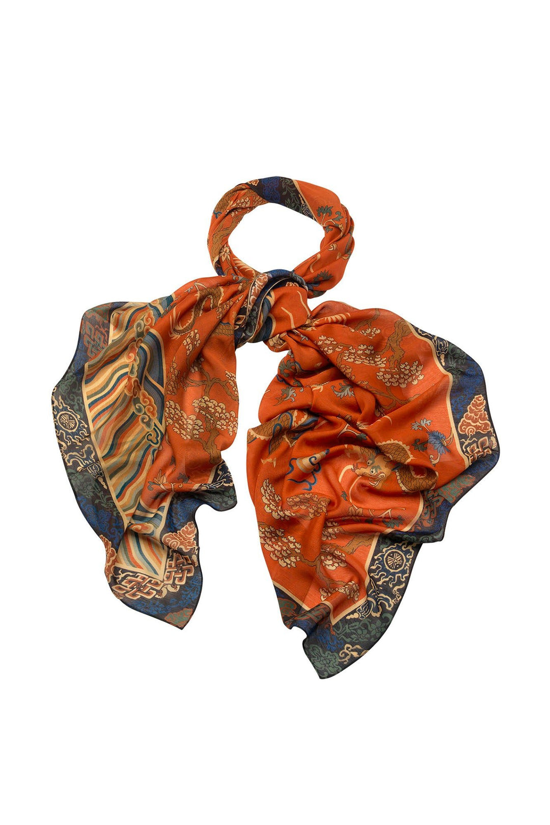 Dragon Rust Scarf - One Hundred Stars