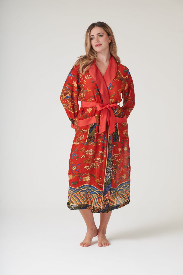 Dragon Rust Gown - One Hundred Stars