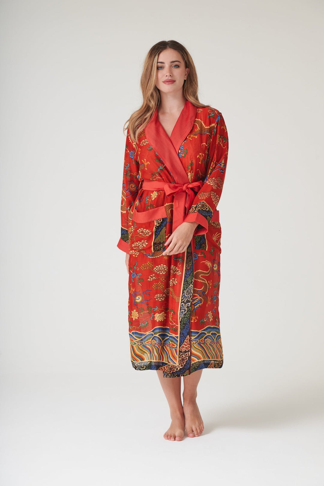 Dragon Rust Gown - One Hundred Stars