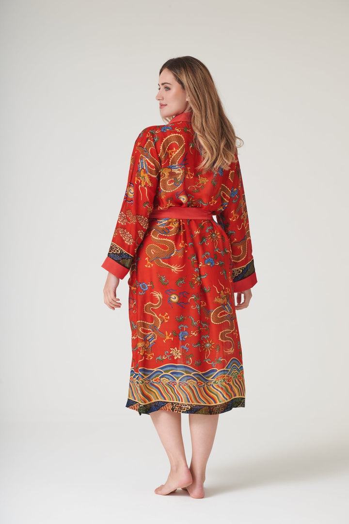 Dragon Rust Gown - One Hundred Stars