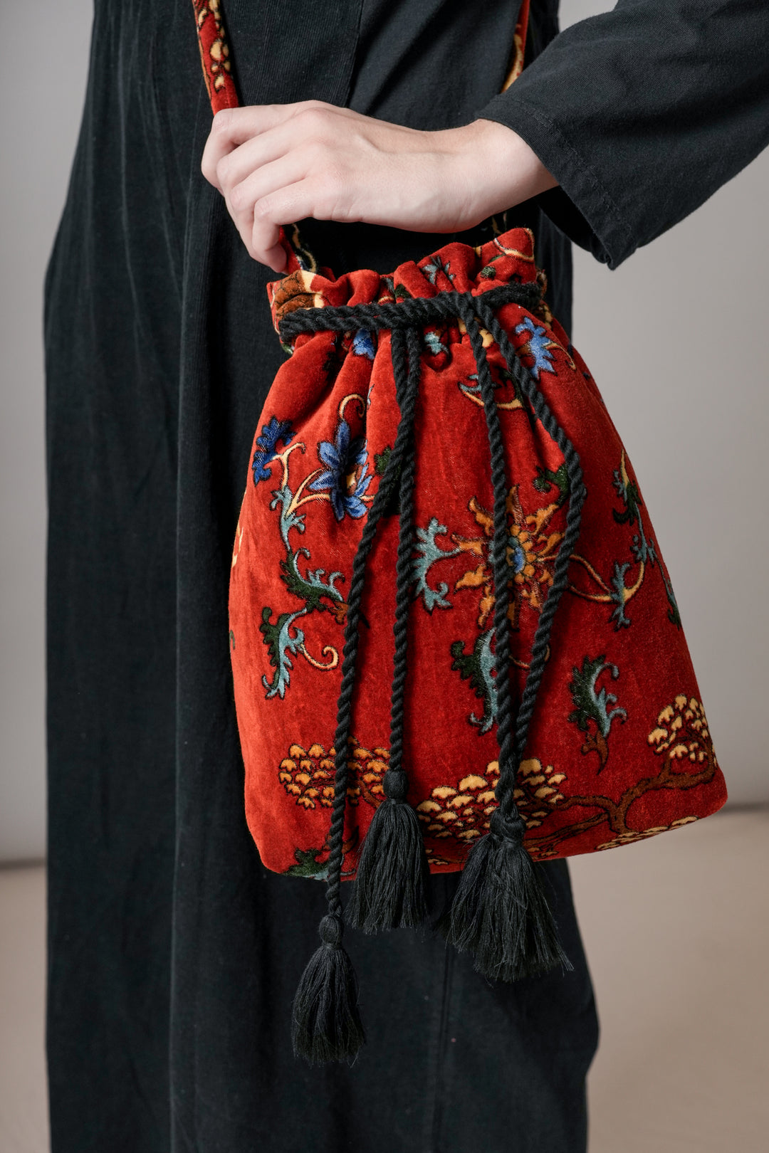 Dragon Rust Tassel Bag