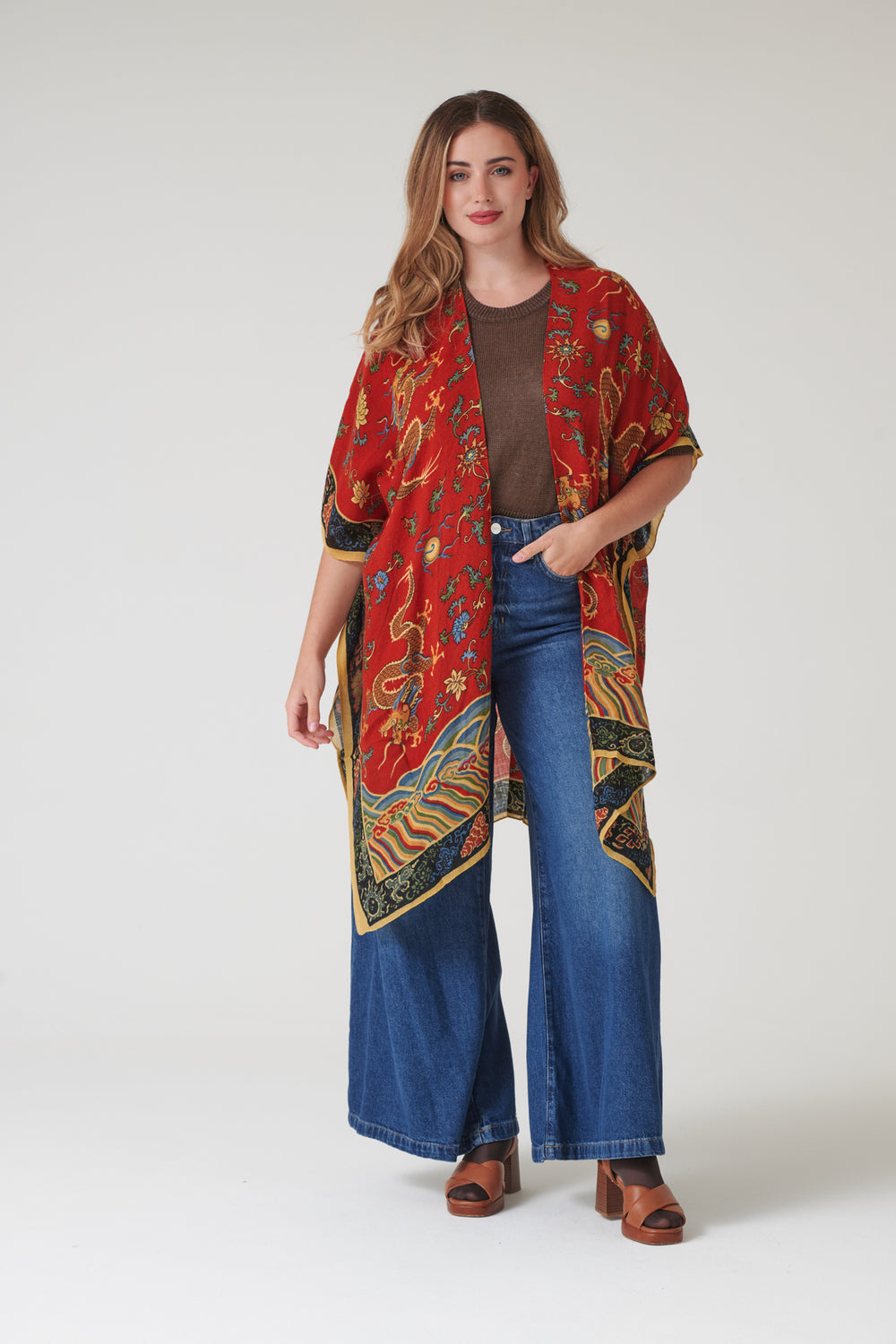 Dragon Rust Wool Throwover - One Hundred Stars
