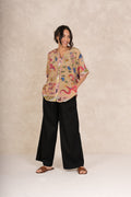 Dragon Sand Tea Blouse