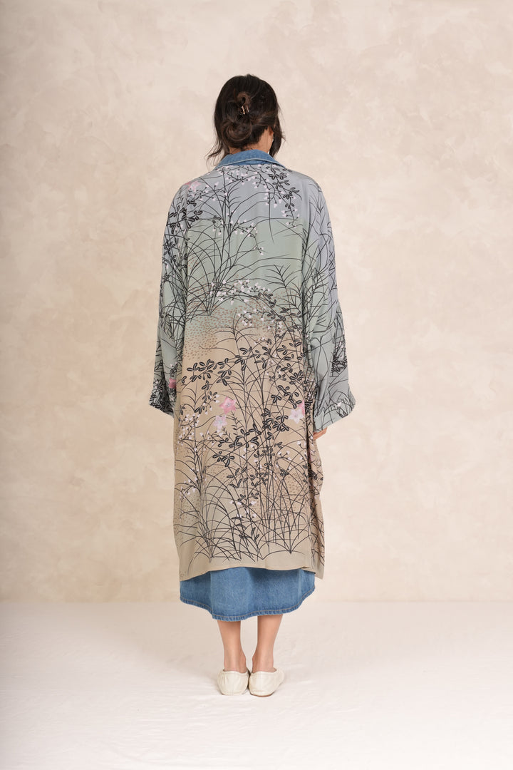 Dunes Grey Grande Kimono