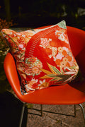 Fans Scarlet Velvet Cushion