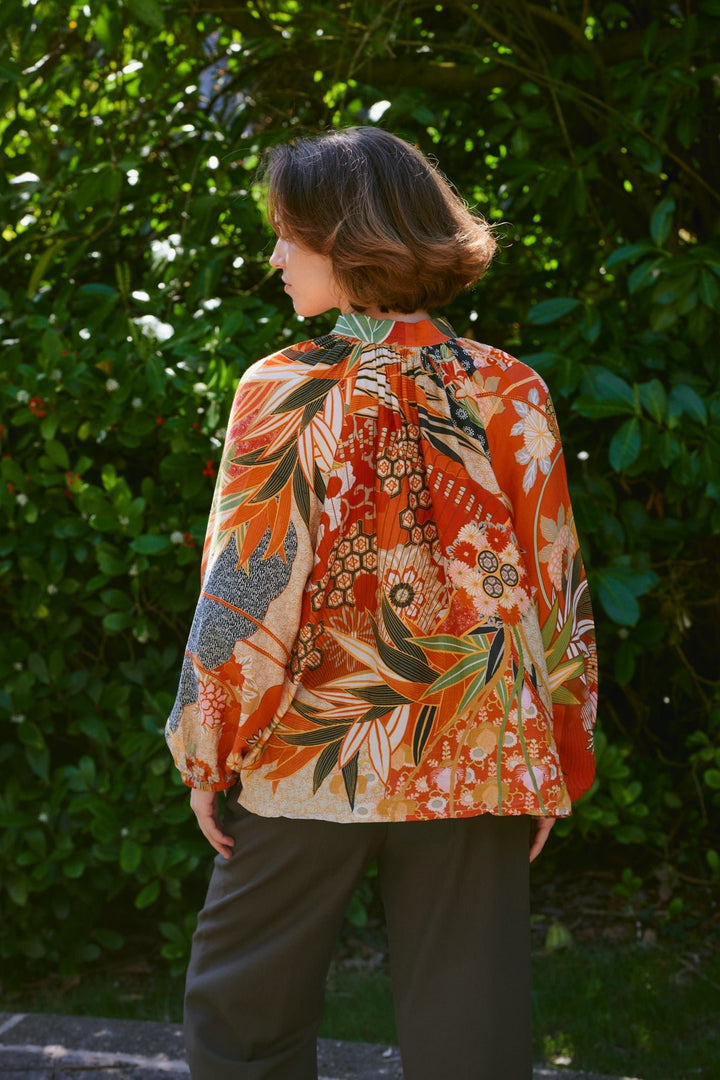 Fans Scarlet PussyBow Blouse - One Hundred Stars