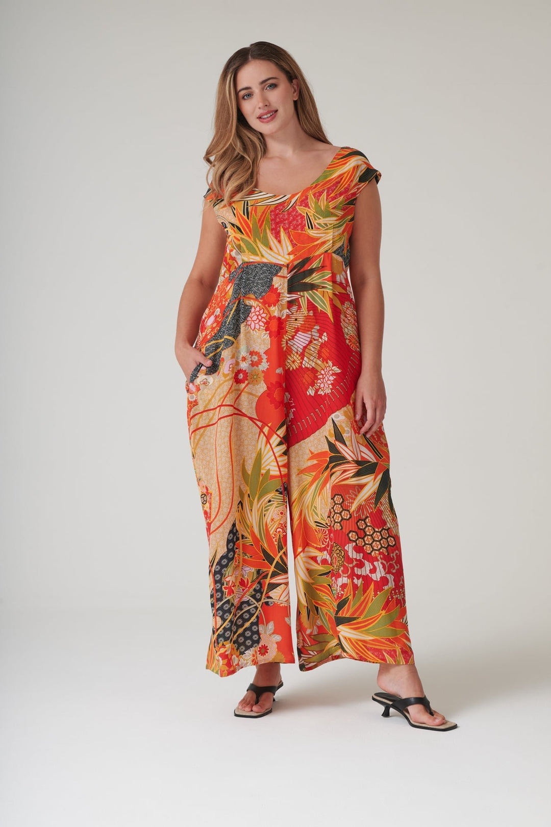 Fans Scarlet Jumpsuit - One Hundred Stars