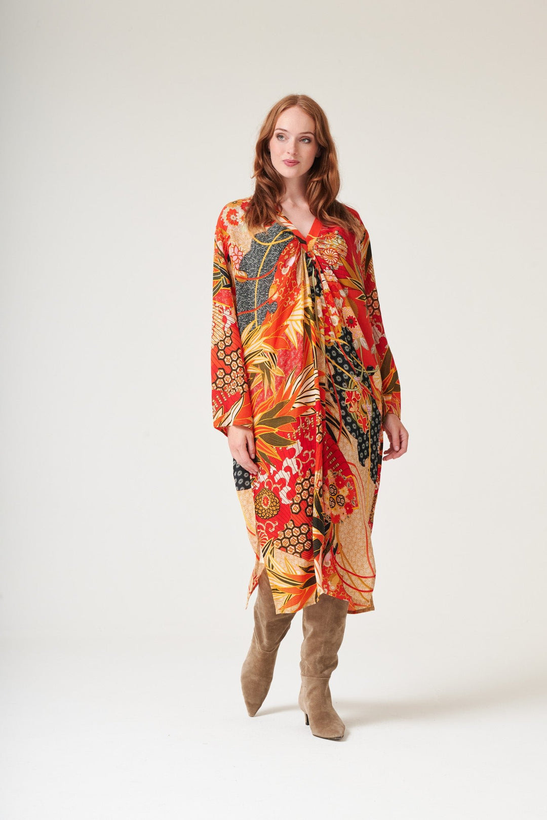 Fans Scarlet Midi Dress - One Hundred Stars