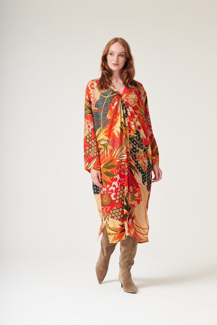 Fans Scarlet Midi Dress - One Hundred Stars