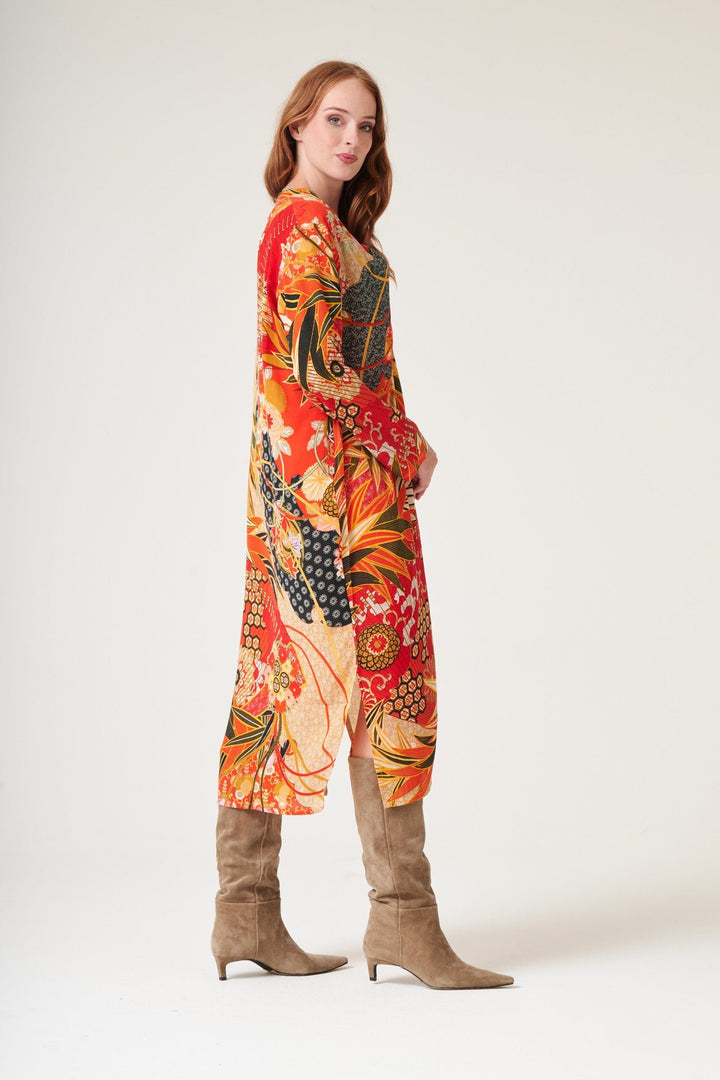 Fans Scarlet Midi Dress - One Hundred Stars