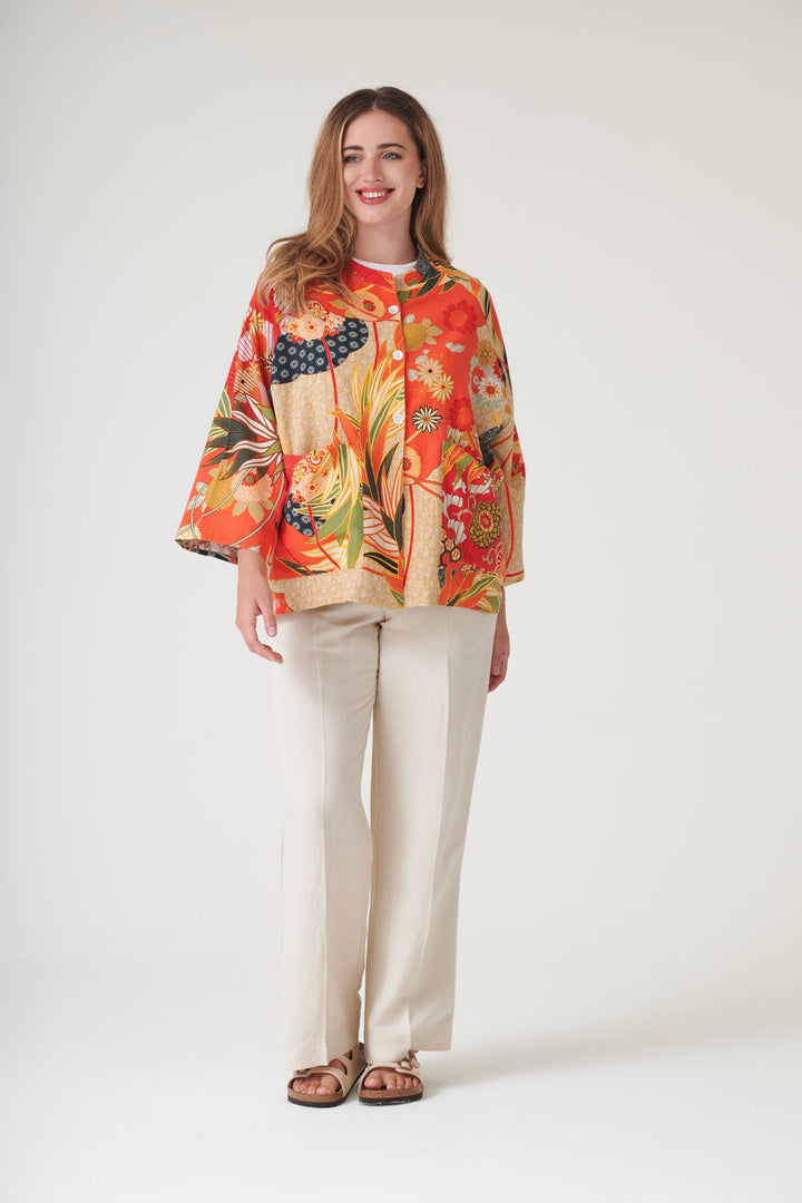 Fans Scarlet Summer Jacket - One Hundred Stars