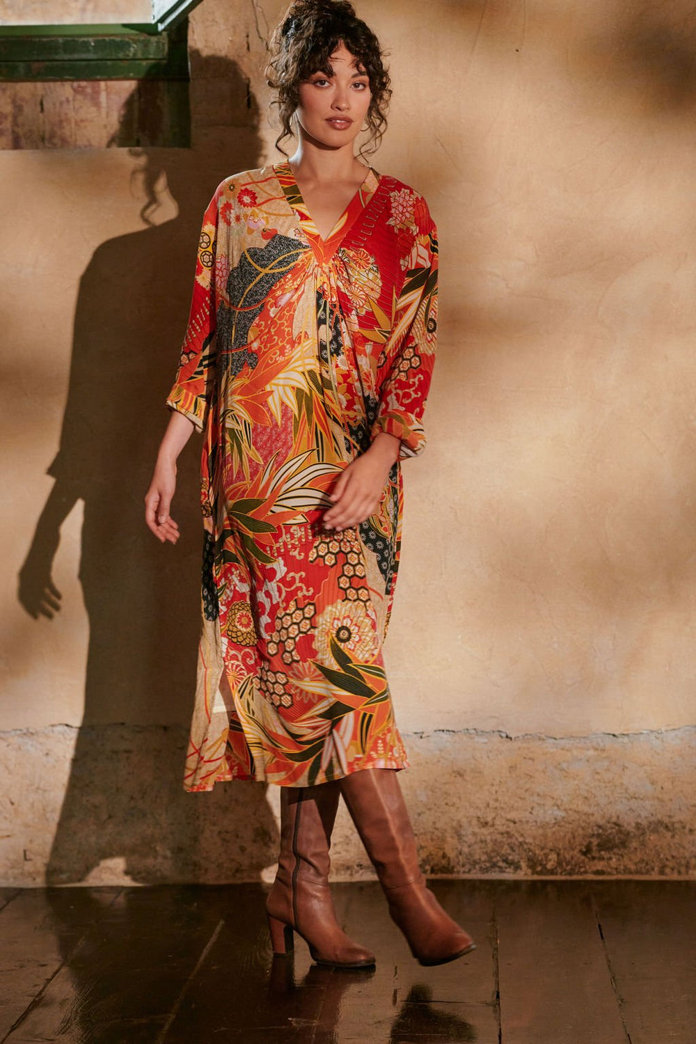 Fans Scarlet Midi Dress - One Hundred Stars