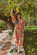 Fans Scarlet Obi Dress