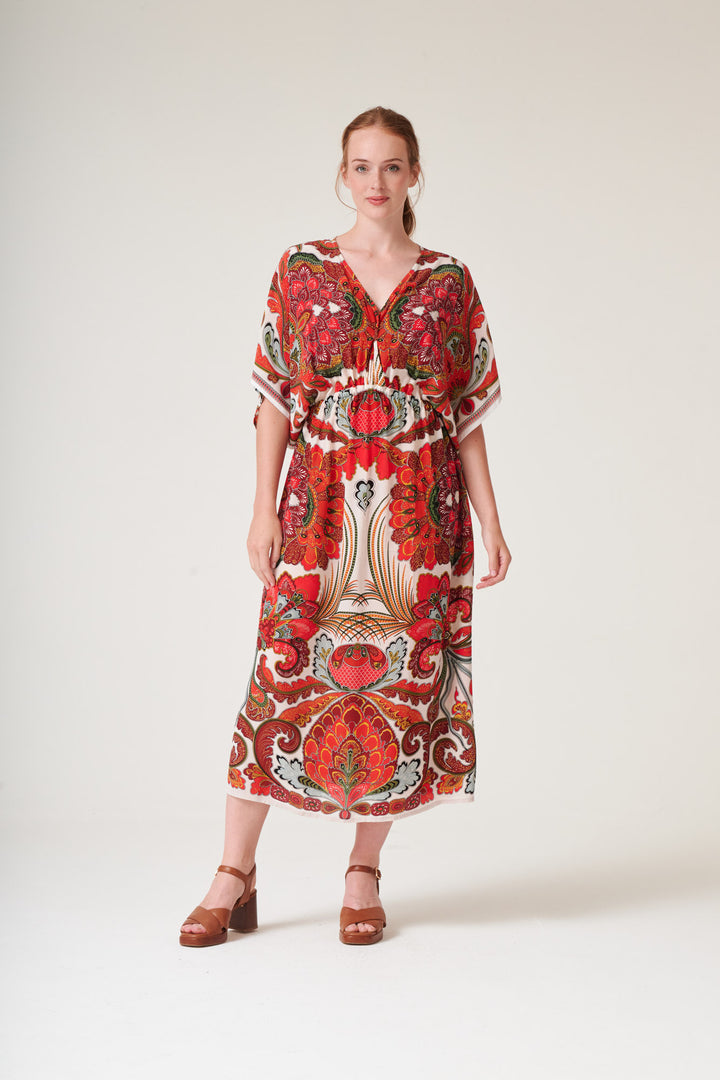 Fiesta Orange String Dress - One Hundred Stars