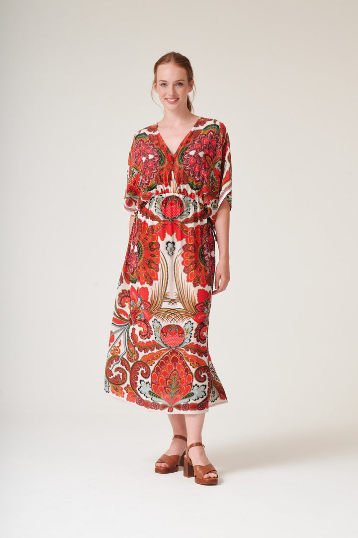 Fiesta Orange String Dress - One Hundred Stars