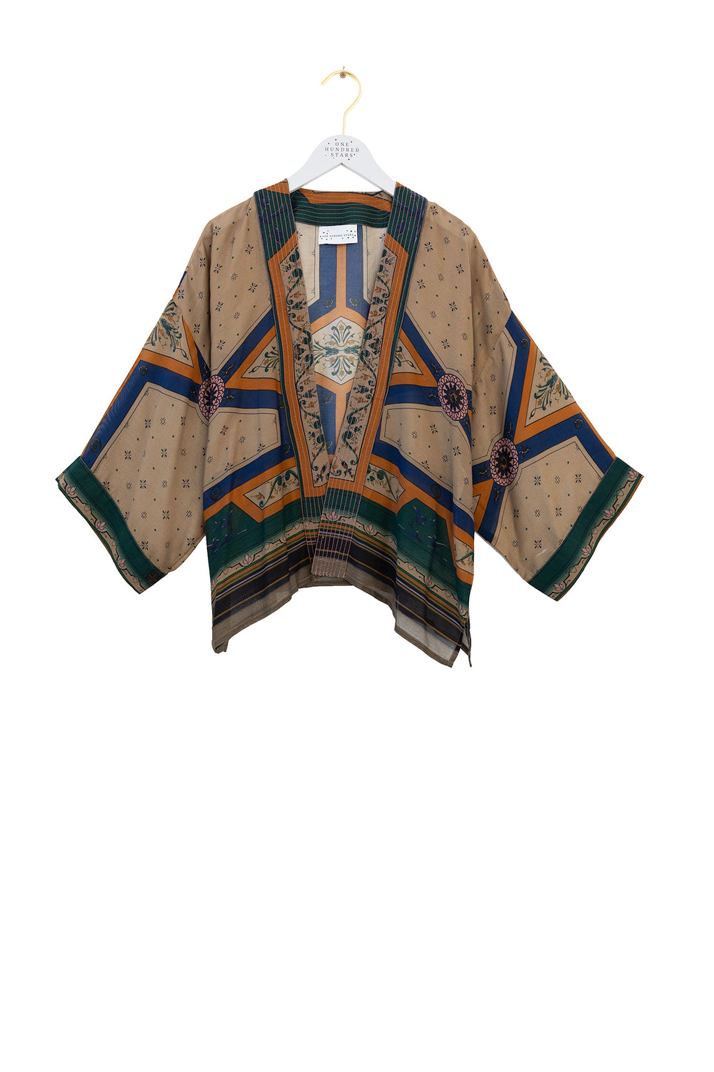 Fleur De Lys Sand Kimono - One Hundred Stars